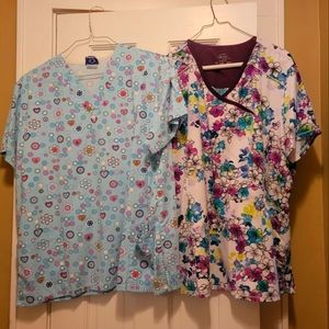 Scrub tops